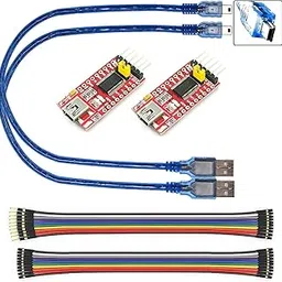 2Pcs FT232RL 3.3V-5V FTDI Mini USB to TTL Serial Converter Adapter Module for Arduino-picture-18