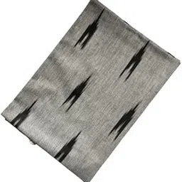 shilp bazaar Bhagalpur Bhagalpuri Pure Cotton Ikkat Unstich Material Fabric All Purpose Like A Blouse Kurta Shirt Saree Gown Yarn Dye 2.5 Meters Top & Shirt image 1