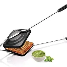 Sandwich Maker with Non-Stick Plates, Double Toasting Surface, Black-picture-16
