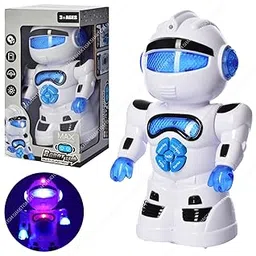 SHAKTISM Intelligent Dancing Robot Learning Machine Dancing Toy with Lights & Music 3D Flashing Lights, Dancing Naughty Robot for Kids 360 Degree Dancing Smart Robot for Kid-image-10
