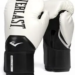 Everlast Elite 2 Boxing Gloves (White/Black, 8oz)-image-25