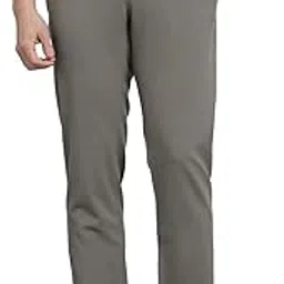 mufti Blue Slim Fit Trousers image 1