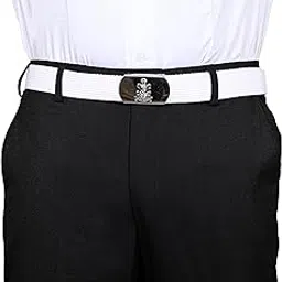 marinersapp Marine Style Navy Belt | White Nylon Uniform Belt with Adjustable Buckle | Unisex Formal Belt for Cadets, Officers & Crew | Parade & Ceremony Accessories | Pack of 1-picture-44