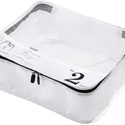 3xPacking Cubes Lightweight Toiletries Pouch Travel Luggage Packing Organizers M | 1 Packing Cube(3 Pack)-image-1