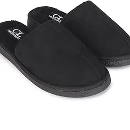 carlton london Women's Cozy Slip-On Mule Slipper for Winter-picture-49