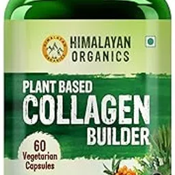 Himalayan Organics Plant Based Collagen Builder for Hair and Skin with Biotin and Vitamin C - 60 Veg Capsules-picture-16