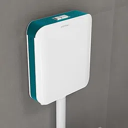 Plantex Flush Tank for Toilet with 7 LTR Water Capacity/Slim & Dual Tone Polypropylene Commode Flush Tank with Internal Accessories - Pack of 1 (Ocean Green & White)-picture-30