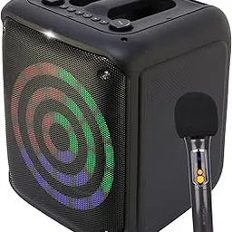 ZEBRONICS Thump 300 Portable Bluetooth 5.0 Speaker with 30W Output, 8 inch Speaker Driver, Voice Changing Wireless Mic, TWS Function, RGB LED Lights with Control Button, Karaoke-picture-59