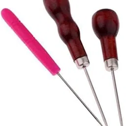 Enakshi® 3x3pcs/Set Wood/Poly Handle Leather Craft Stitching Awl Sewing Leather Tool|Crafts | Leathercrafts | Leathercraft Tools | Other Leather Tools-image-48