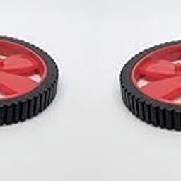 Robocraze Red BO Motor Wheel - Set of 2 | Robotics Science Project-picture-37