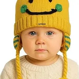ketkar Soft Woolen Earflap Hat for Babies & Toddlers (1-2 Years) – Winter Warm Cap for Kids-picture-17