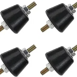 Quluxe 4 Pcs Rubber Studs Shock Absorber Anit-Vibration Isolator Mounts for Mini Split Heat/Water Pumps, Air Compressors, Diesel Engines, Harvester, Generator, Gasoline Engines- Grey(AG-35)-picture-49