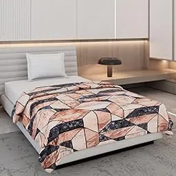 Monte Carlo Brown Printed Single Bed 290 GSM Ac Blacket-picture-11