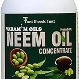 VARAM'M Neem Oil Concentrate, 100% Pure Cold Pressed and Unrefined, Water Soluble Plant Care Solution (250 ML)-picture-36