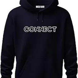 Drizzle clicks Men's Cotton Hooded Hoodies (M,L,XL,2XL Sizes) image 1