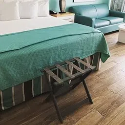 Wooden Luggage Rack with Shelf for Shoes, Accessories, Strong Bearing Sturdy Storage Free Space Wood Suitcase Rack Sheesham Wood Luggage Stand for Bedroom Hotel Guest Room with Solid Leg Quality A44-image-36