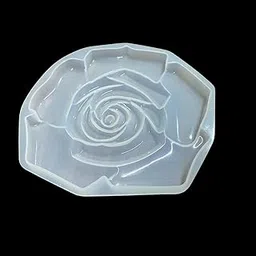 SNOOGG Pack of 2 Piece 6 inch Resin Mould Flower Tray Silicone Mould for epoxy Resin Casting and Resin Art, Anniversary Unique Gifting DIY Crafts Home Decor Wedding-picture-14
