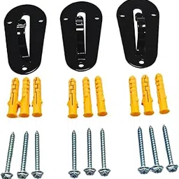 MERISHOPP 3Pcs Wall Mount Workout Anchors Iron for Body Weight Straps Resistance Bands|Sporting Goods|Fitness, Running & Yoga|Fitness Equipment & Gear|Resistance Trainers-picture-22