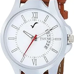 wrightrack Analogue Men's Watch (White Dial Brown Colored Strap)-picture-55