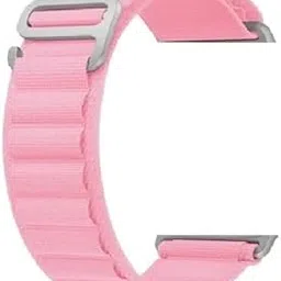 MELFO Smart Watch Strap Nylon Loop 22mm Compatible With Garmin Venu 2 - Sports Hook Band - Light Pink-picture-16