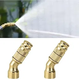 HASTHIP® 2Pcs Brass Gardening Sprayer Nozzles, Adjustable Misting Spray Heads for Electric Sprayers, Fine Mist & High-Pressure Watering Nozzles for Garden, Lawn-picture-24