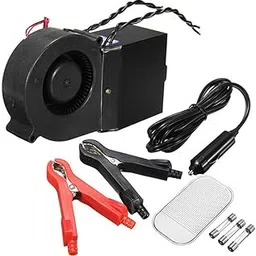 Portable Car Heater, Fast Heating Defroster Defogger 12V Auto Ceramic Heater Cooling Fan 2-Outlet-picture-47