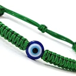 jewel string Evil eye black adjuastable bracelet-picture-10
