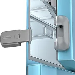 SNOWIE SOFT® Fridge Locks Child Proof Baby Proofing Products for Easy Cabinet Door Lock and Reliable Freezer Security with Self Adhesive Design 190mm Plastic Durable Construction-picture-11