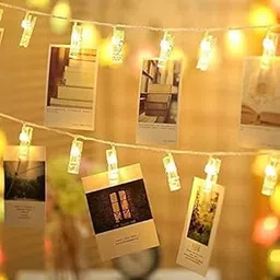 17 Customised Mini Photo Prints with 14 LED Clip Lights - 4x3 Inches | Set of 17 Photos & 14 Clips LED Light | Vintage Style | Personalized for Birthday, Anniversary, Home Decor-picture-19
