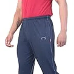 nella moda Men's Regular Fit Cotton Rich Track Pants with Zipper Pockets | Stylish Cotton Joggers with-picture-21