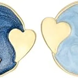 youbella Jewellery Gifts Stylish Latest Western Ear rings Gold Plated Studs Earrings Set for Girls and Women-picture-39