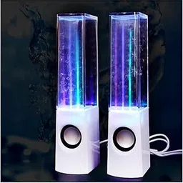 Gikfun EK8485 USB 7 Colour LED Water Speaker with Dancing Fountain Light Show Sound Effect for Computers, MP3 Players, Laptops, Smartphones etc. 3.5mm Audio Output Speaker - Black, Modern, Unique-picture-30