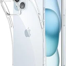 Case for iPhone 15 Plus Silicone Case Clear Transparent Shockproof Scratch Resistant Protective Phone Soft Silicone Slim Cover for iPhone 15 Plus (Transparent)-image-56