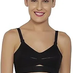 Duchess Cotton Straps Black Colour Non Padded Comfortable, Skin Friendly Regular Women Cotton Bra - Pack of 1-image-18