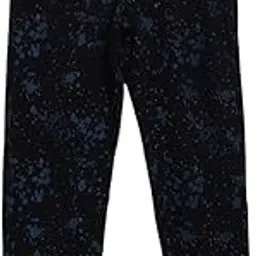Alan Jones Clothing Boy's Slim Fit Mid Rise Splattering Print Cotton Joggers Track Pants-picture-33