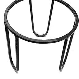 TRUPOT A One Steel's Iron Plant Stands /Matka Stand/ Pot Stands/ Planter Stands/Flower stand, Black,for Office, Garden, Home,Kitchen 9 x 7" x 9" (Set of 3)-image-57