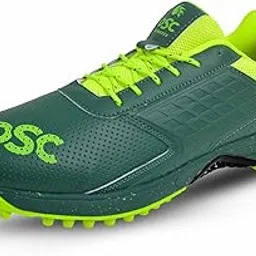 DSC Unisex-Adult Jaffa 22 Cricket Shoes, Size-12, Color-AG23, Green image 1