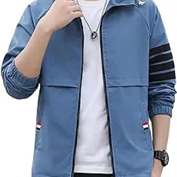 image of "anisom" Men’s Jacket with Full Sleeves Front Zipper and Hoodie Design For Casual Wear-picture-55