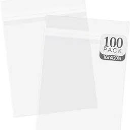 Golden State Art, 100 16 3/8x20 1/8 Crystal Clear Bag for mat mattes-picture-23