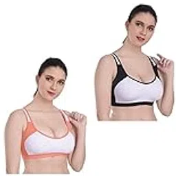 mubba Sports Bra for Girls and Women Daily use Bra Combo Pack of 4-picture-18