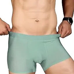shivansh export Men’s Ultra-Soft, Breathable & Lightweight Boxer Briefs Perfect for Everyday Comfort & Travel | Seamless Underwear | Underwear for Man | Trunks for Man | underwear (IN, Alpha, L, GREEN)-picture-31