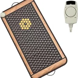 Carefit Korean Tourmalene Stone Therapy Pad | Infrared Heating Mat for Pain Relief Spine Massage-picture-56