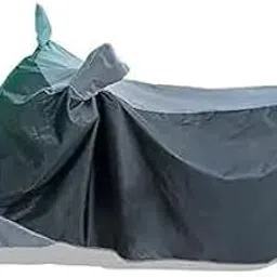 Willton- Two Wheeler - Scooty - Bike Cover for New Bajaj Pulsar N160 Bike Cover with Water-Resistant and Dust Proof Premium 190T Fabric (Grey)-picture-29