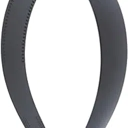 Santosh Enterprises Simple Fancy Plastic Elastic Hair Bands Wavy Hair Black Headband Teeth Comb Shine Hairband Hoop Hair Accessories For Girls (Pack Of 2)-picture-10