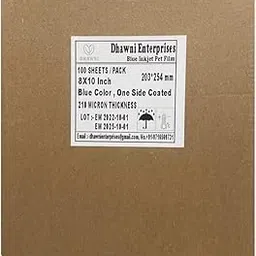 Inkjet Medical X-Ray Film | COLOUR : Blue | SIZE: 8" X 10" | | THICKNESS: 210 Micron | For X-Ray, CR, DR (100 sheet)-picture-48