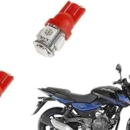 SAMARTH DEALS Red Color - 5 SMD LED T10 Parking Bulb Bike Indicator Light-for All Bikes - 2 PCS-picture-20