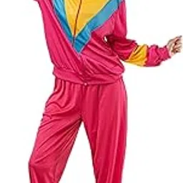 galeeup Women 80s Tracksuit Hip Hop 90s Sportswear Windbreaker Jumpsuit Disco Track Suit Outfits 6 Piece Set-picture-34