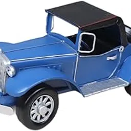 Metal Classic Cars Model Collectible Vehicles for Home Table Centerpiece Bar Blue Argent | Home & Garden | Home D?©Cor | Figurines-picture-29