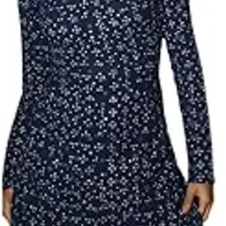 nishorama Cotton Handblock Print Top, Square Neck, Navy Blue, Corset Back, Full Sleeve (in, Alpha, XS, Regular, Dark Blue)-picture-37