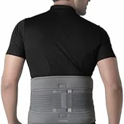 Vissco Eco Frame Back Support for Lumbar fracture, Lumbar Disc herniation, Spondylolisthesis, Spinal Cord injury, Post Spinal Surgery - Large (Grey)-picture-17